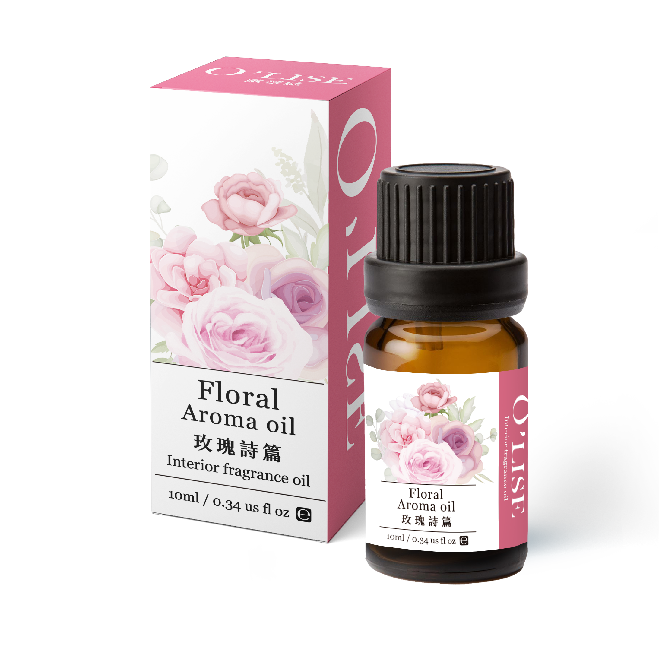 O'Lise 歐黎絲 玫瑰詩篇 Floral Aroma Oil 室內香氛精油 10ml